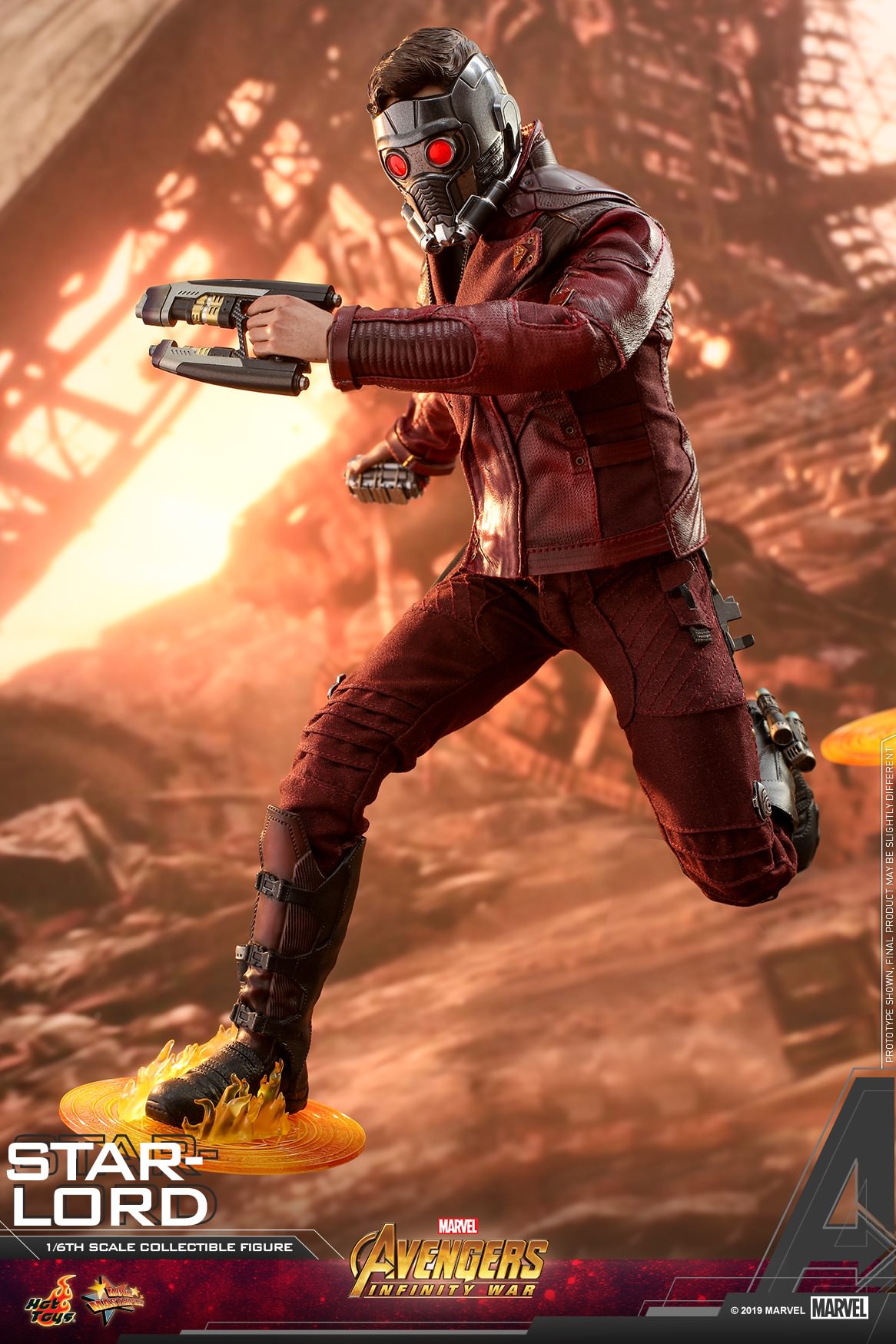 Details about   HotToys HT MMS539 1/6 Scale Avengers Infinity War Star-Lord Blasters Model 